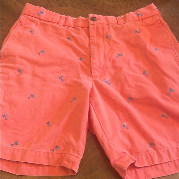 Brooks Brothers Other - Men's Coral Brooks Brother Embroidered Shorts with margaritas size W34